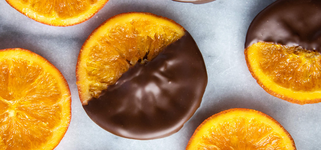 Festive Dark Chocolate Orange Slices