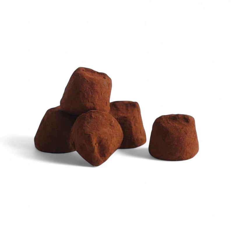 French Salted Caramel Cocoa Dusted Truffles
