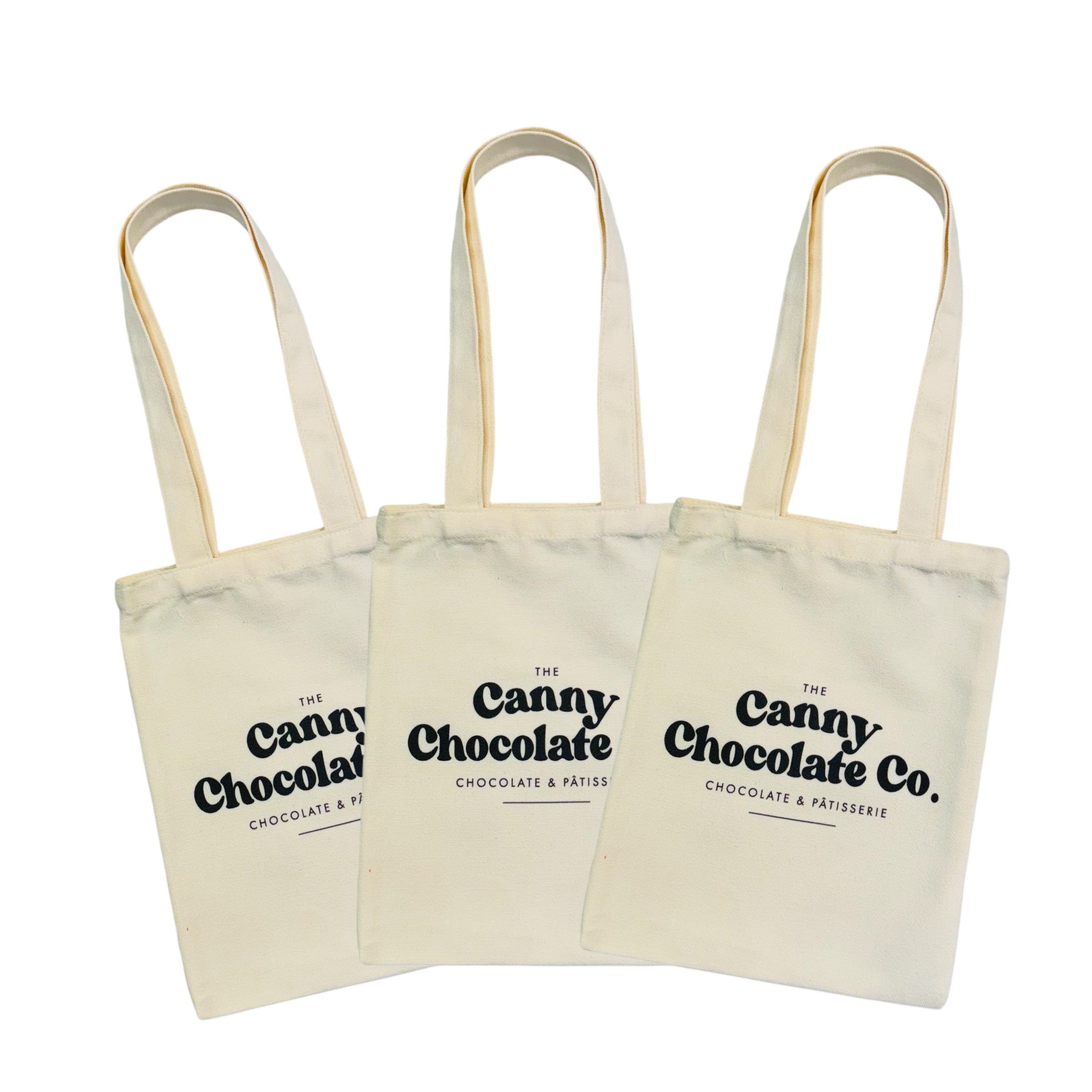 Small Chocolate Lovers Canvas Tote – The Canny Chocolate Co. Logo