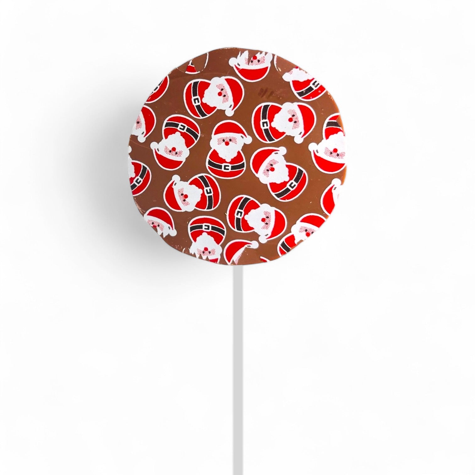 Jolly Santa Milk Chocolate Lollipop