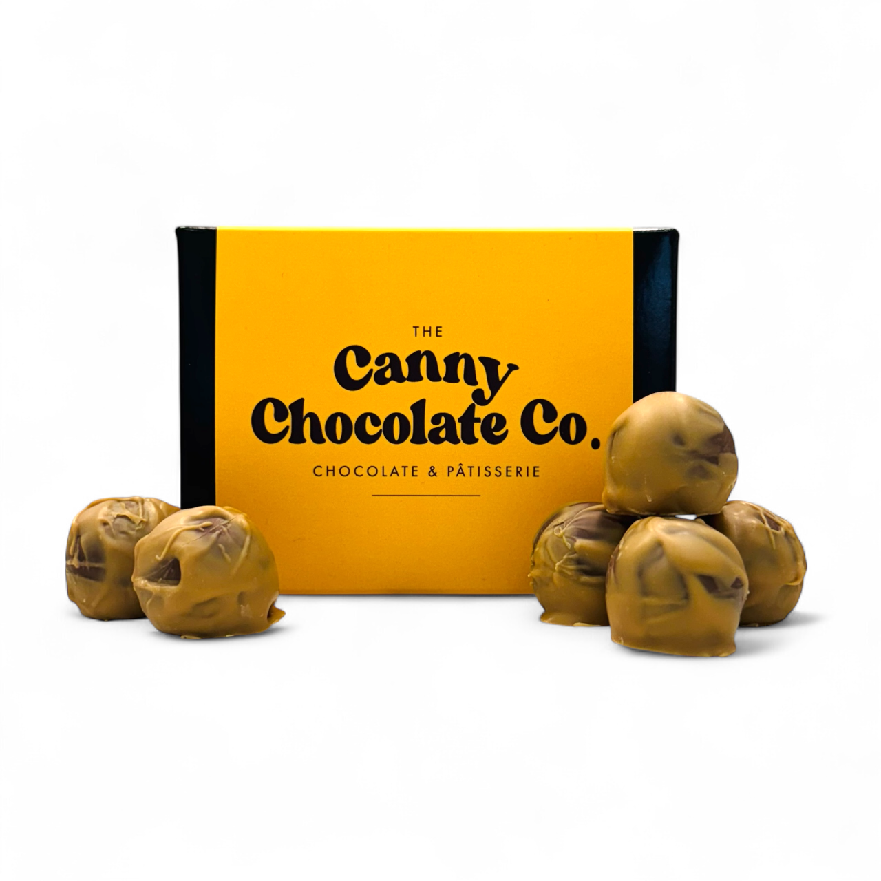 Box_of_6_Blonde_Chocolate_Truffles_caramelised_white_chocolate_ganache_hand-rolled_in_blonde_chocolate