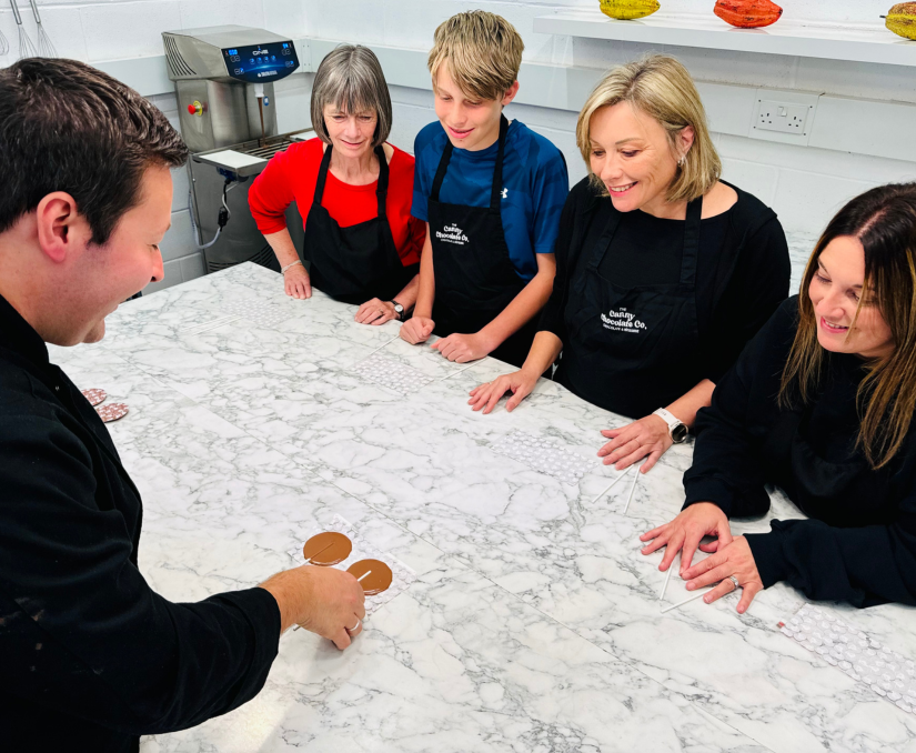 Family Christmas Chocolate Making Experience