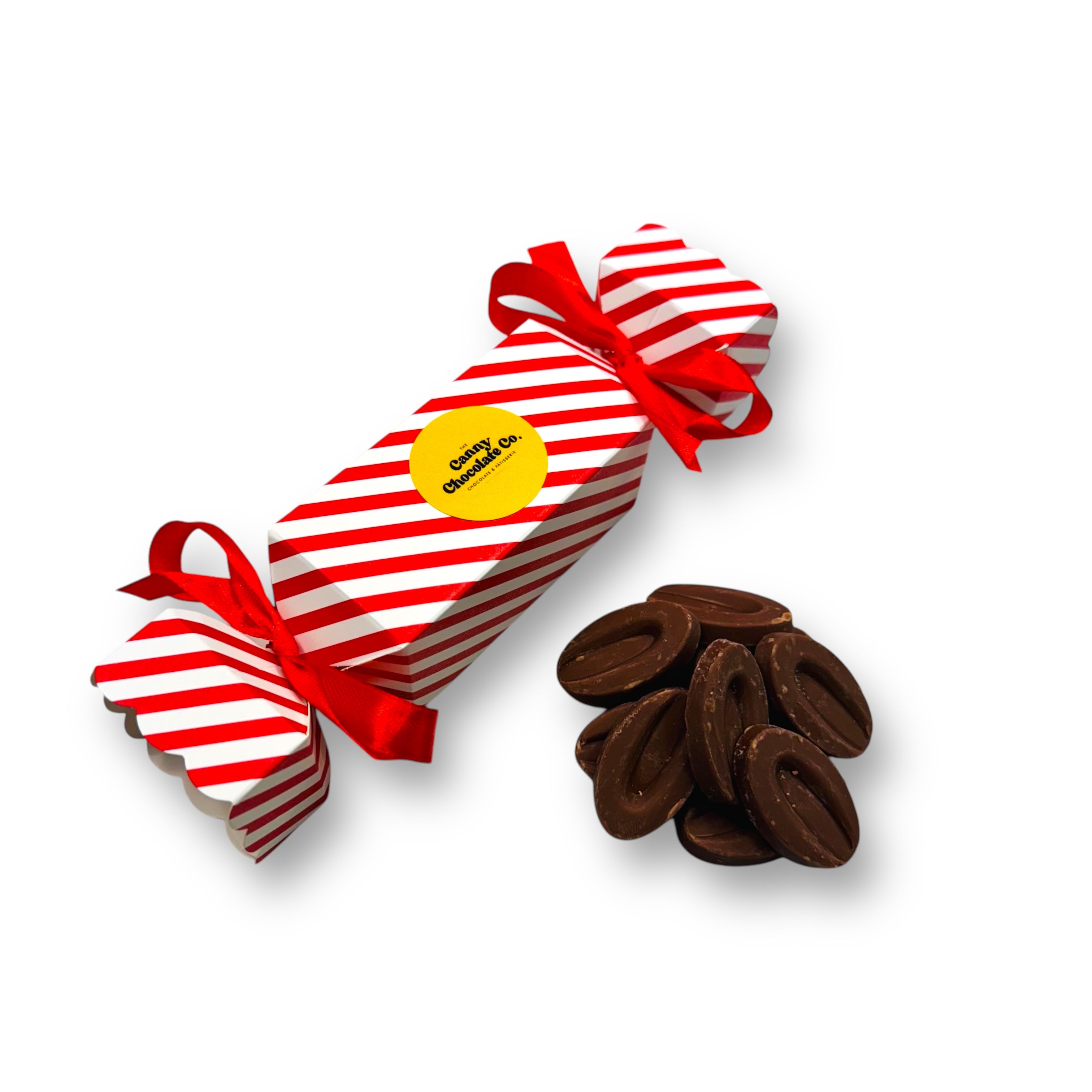 Festive Valrhona Milk Chocolate Cracker