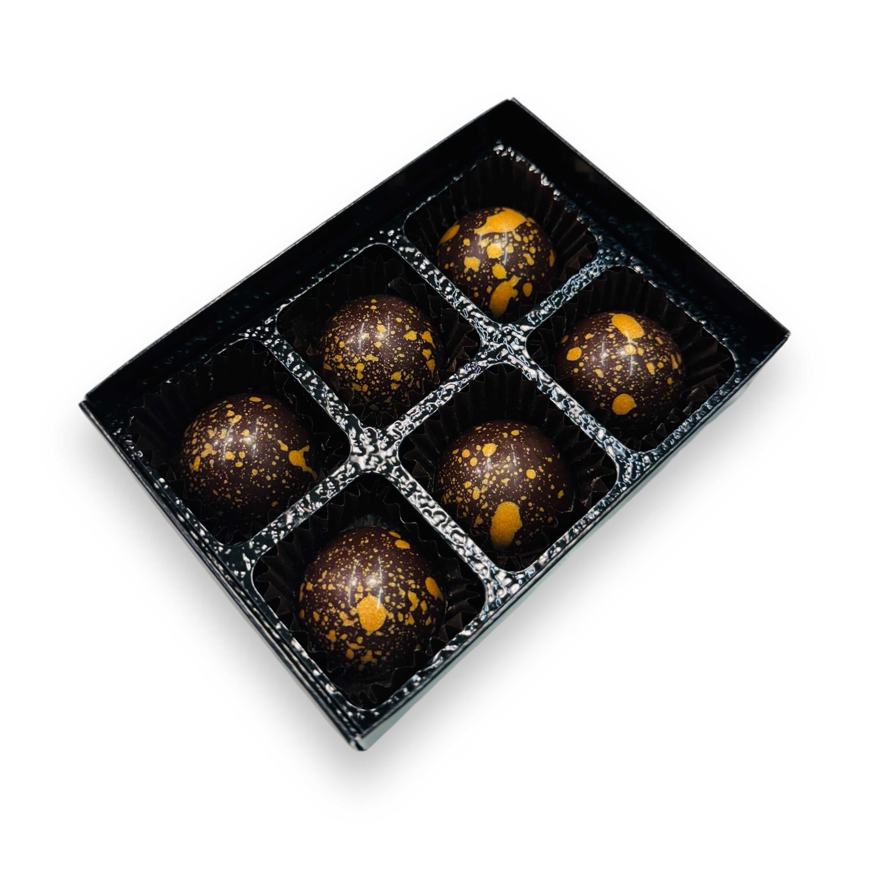 Dark Chocolate Ginger - Box Of 6 Handcrafted Chocolates