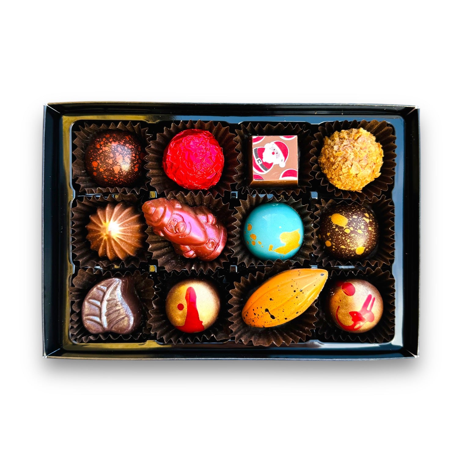 The Winter Collection - Box Of 12 Handcrafted Chocolates