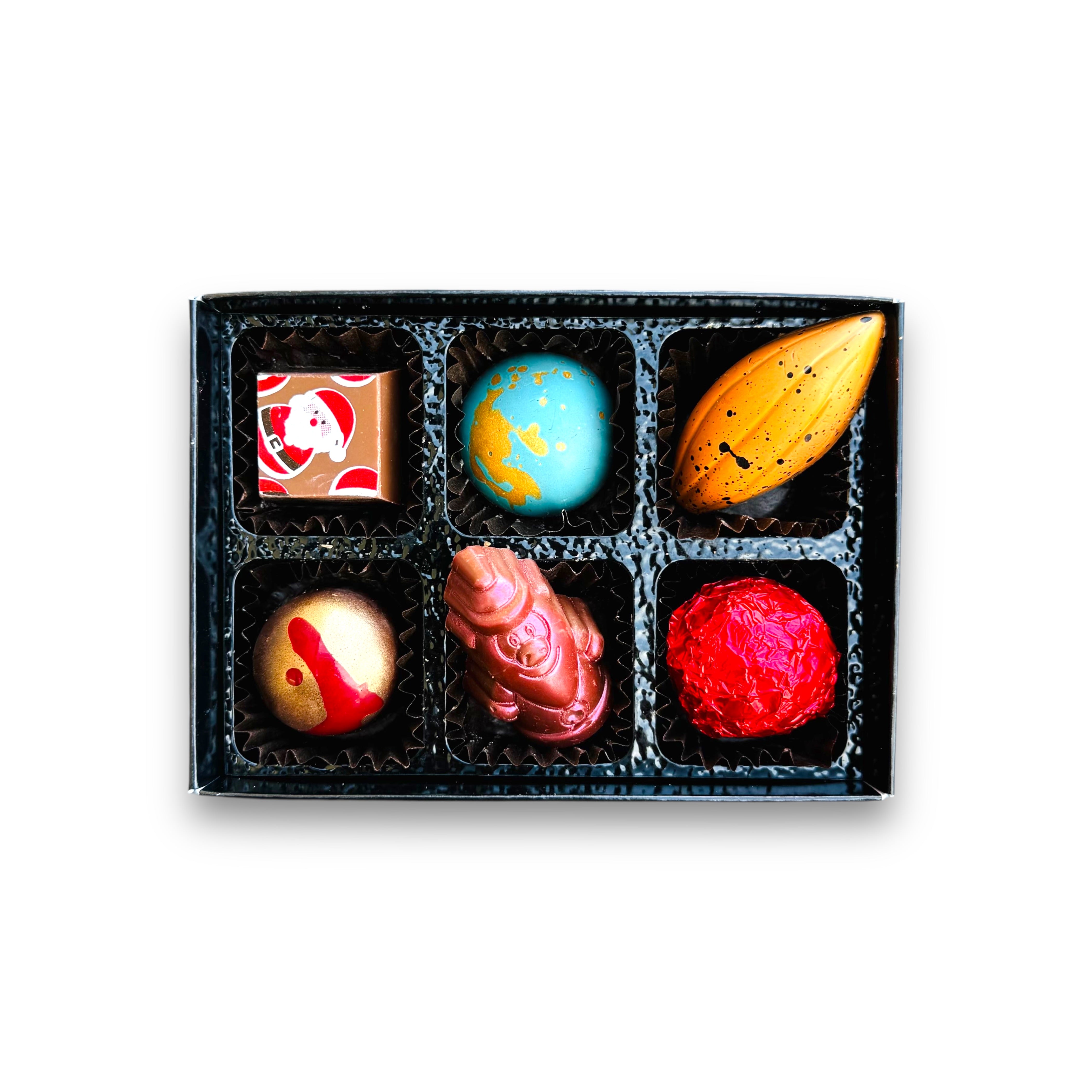 The Winter Collection - Box Of 6 Handcrafted Chocolates