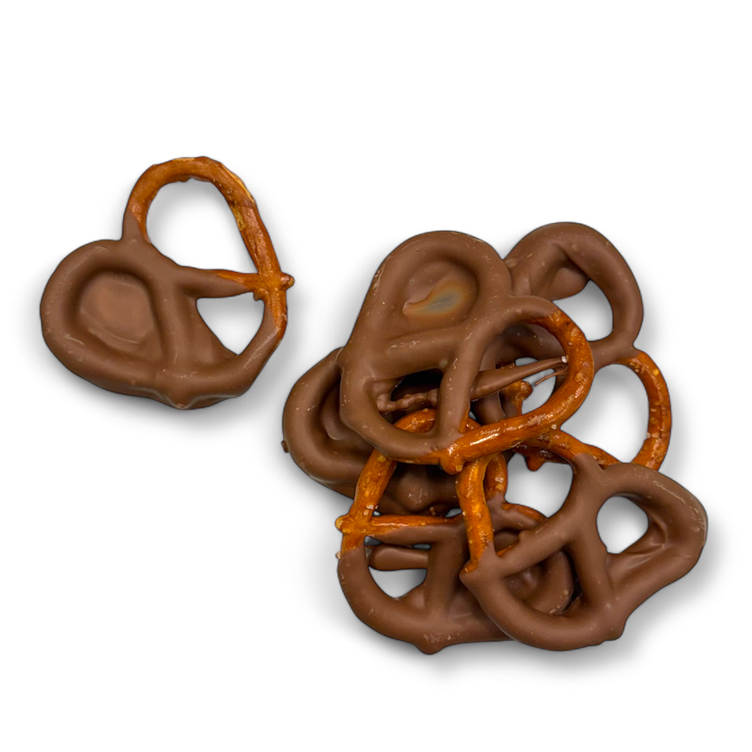 Milk Chocolate Dipped Pretzels