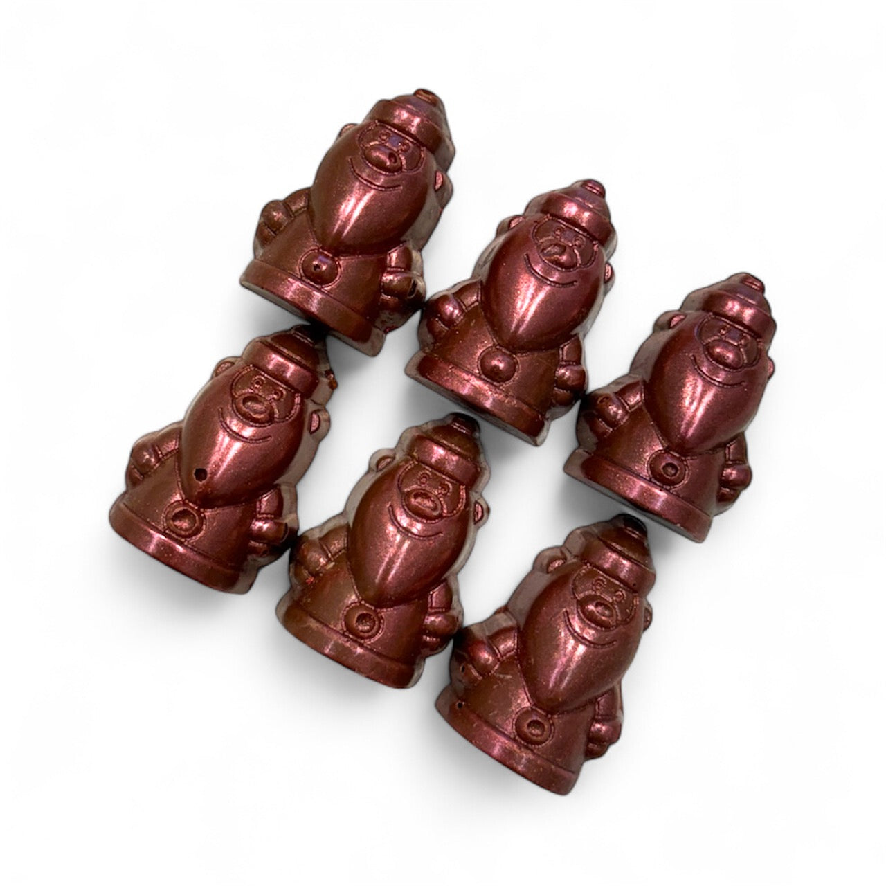 Box Of 6 Milk Chocolate Santas