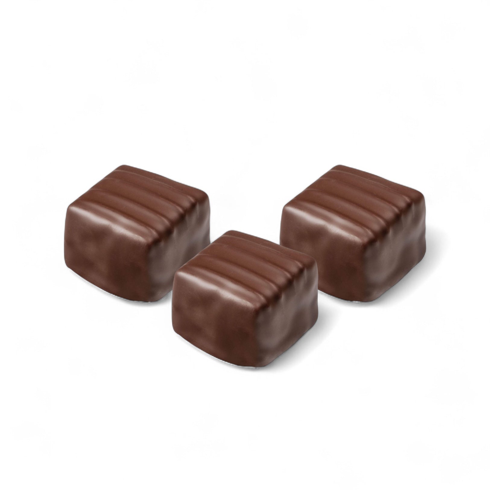 Milk Chocolate Turkish Delight with rose-infused jelly enrobed in chocolate
