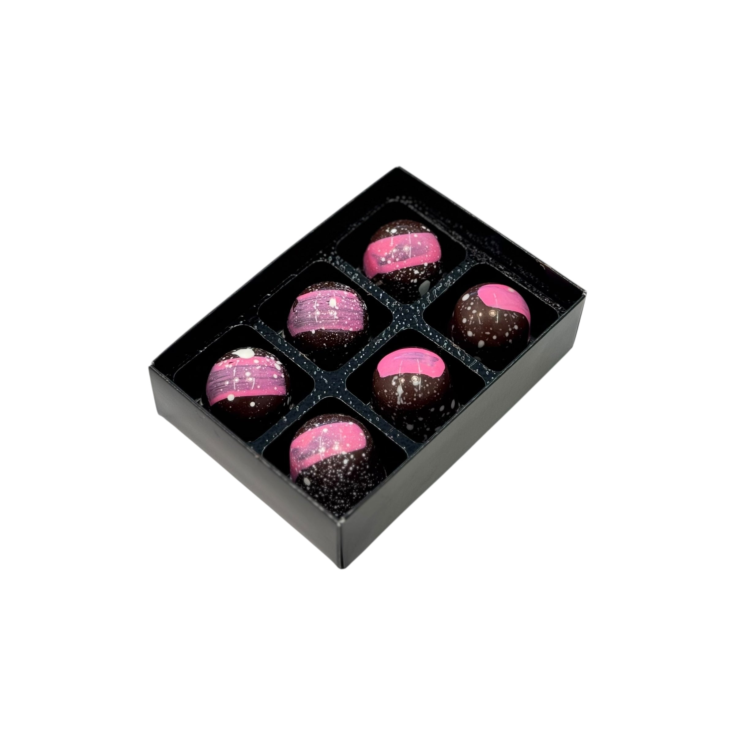 Raspberry - Dark Chocolate (Box Of 6)