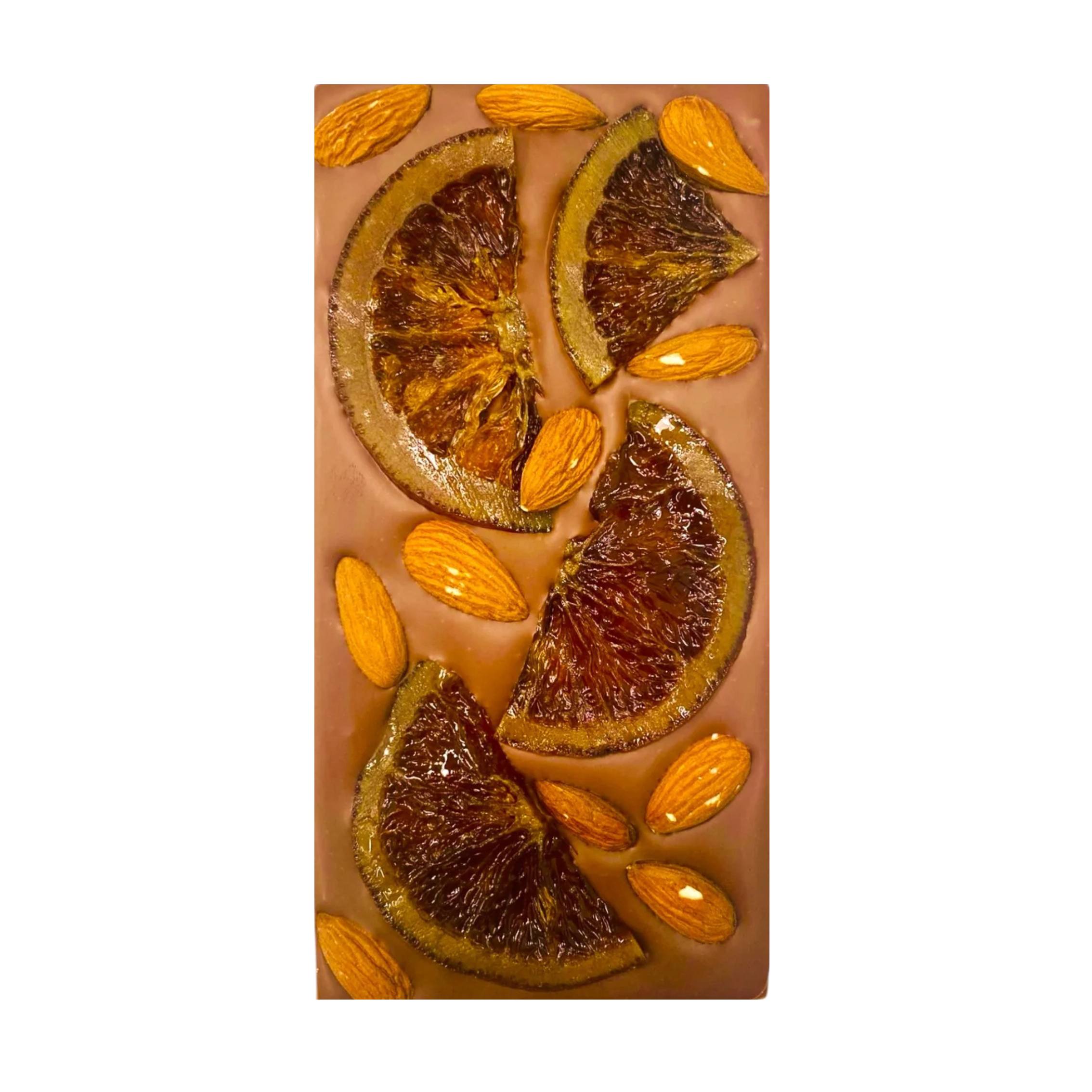 Milk Chocolate Valencian Orange & Almond Bar - Small Batch