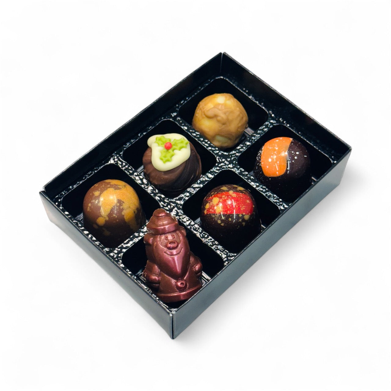 Winter Festive Collection Box Of 6 Chocolates 3